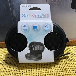 Memorex Black Portable Speaker Case